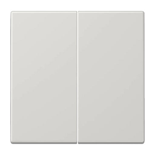 LS995LG Jung Rocker 2 - gang, Duroplastic, LS Range, Glossy Light Grey, wo Frame