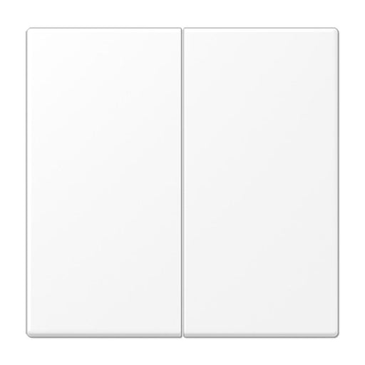 LS995WW Jung Rocker 2 - gang, Duroplastic, LS Range, Glossy White, wo Frame
