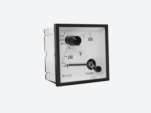 M10729 Circutor EC72 F III+N 600V Voltmeter - Gabby Electric