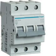MB310A Hager MB3 Miniature Circuit Breaker 3P B10A 6kA - Gabby Electric