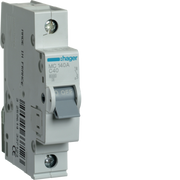 MC140A Hager MC1 Miniature Circuit Breaker 1P C40A 6kA - Gabby Electric