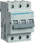 MC306A Hager MC3 Miniature Circuit Breaker 3P C6A 6kA - Gabby Electric