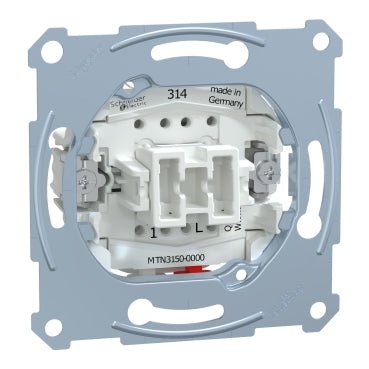 MTN3150 - 0000 Schneider Electric Push Button, Contact, 10A, AC 250V, Screwless, Merten