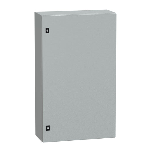 NSYCRN106250P Schneider Electric PanelSet CRN Plain Door With Mounting Plate, H1000xW600xD250 IP66 IK10 RAL7035 - Gabby Electric