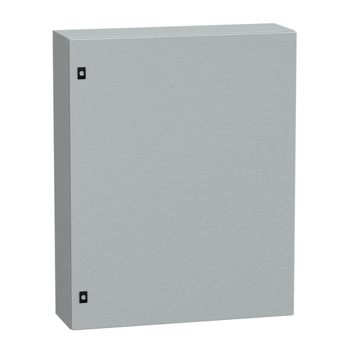 NSYCRN108250P Schneider Electric PanelSet CRN Plain Door With Mounting Plate, H1000xW800xD250 IP66 IK10 RAL7035 - Gabby Electric