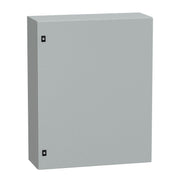NSYCRN108300P Schneider Electric PanelSet CRN Plain Door With Mounting Plate, H1000xW800xD300 IP66 IK10 RAL7035 - Gabby Electric
