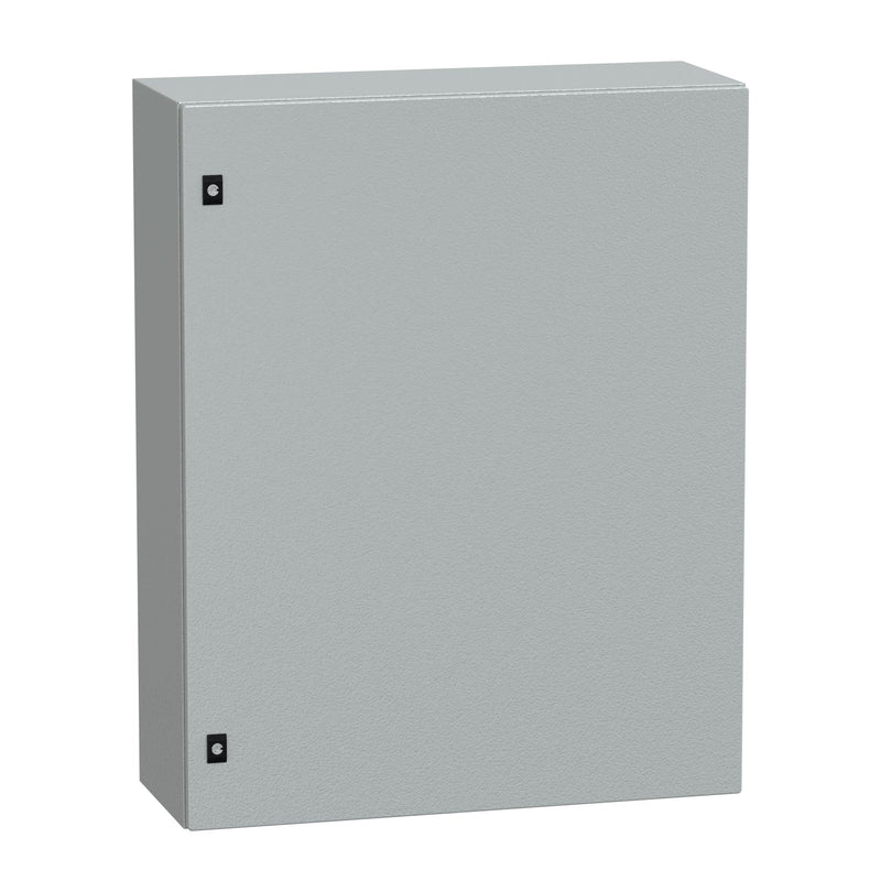 NSYCRN108300P Schneider Electric PanelSet CRN Plain Door With Mounting Plate, H1000xW800xD300 IP66 IK10 RAL7035 - Gabby Electric