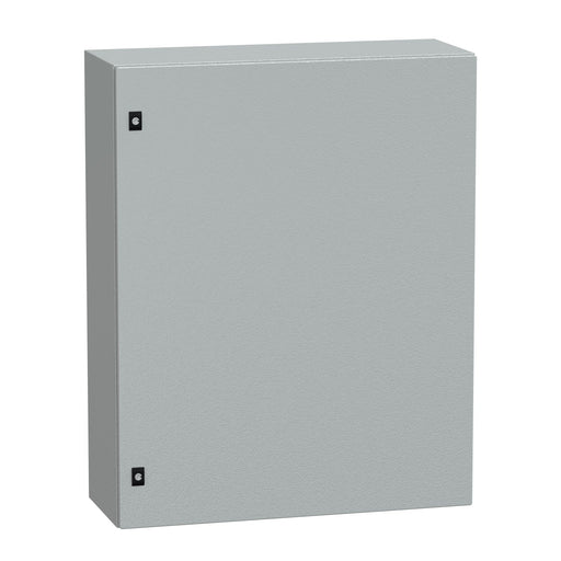 NSYCRN108300P Schneider Electric PanelSet CRN Plain Door With Mounting Plate, H1000xW800xD300 IP66 IK10 RAL7035 - Gabby Electric