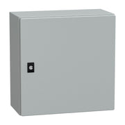 NSYCRN44200P Schneider Electric PanelSet CRN Plain Door With Mounting Plate, H400xW400xD200 IP66 IK10 RAL7035 - Gabby Electric