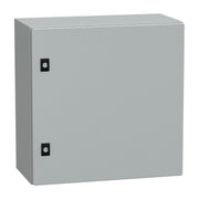 NSYCRN55250P Schneider Electric PanelSet CRN Plain Door With Mounting Plate, H500xW500xD250 IP66 IK10 RAL7035 - Gabby Electric