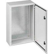 NSYCRN64200P Schneider Electric PanelSet CRN Plain Door With Mounting Plate, H600xW400xD200 IP66 IK10 RAL7035 - Gabby Electric
