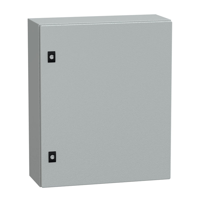 NSYCRN65200P Spacial CRN plain door with mount.plate. H600xW500xD200 IP66 IK10 RAL7035.. - Gabby Electric