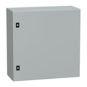 NSYCRN66250P Schneider Electric PanelSet CRN Plain Door With Mounting Plate, H600xW600xD250 IP66 IK10 RAL7035 - Gabby Electric