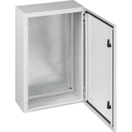 NSYCRN66250P Schneider Electric PanelSet CRN Plain Door With Mounting Plate, H600xW600xD250 IP66 IK10 RAL7035 - Gabby Electric