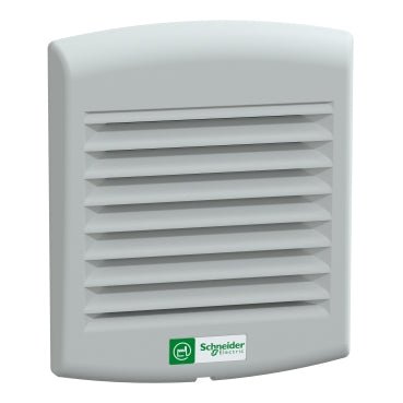 NSYCVF38M230PF Schneider Electric ClimaSys Forced Vent. IP54, 38m3/h, 230V, with Outlet Grille and Filter G2