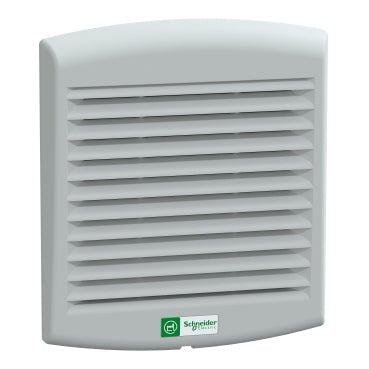 NSYCVF85M24DPF Schneider Electric ClimaSys Forced Vent. IP54 80m3/h 24VDC, with Outlet Grille and Filter G2