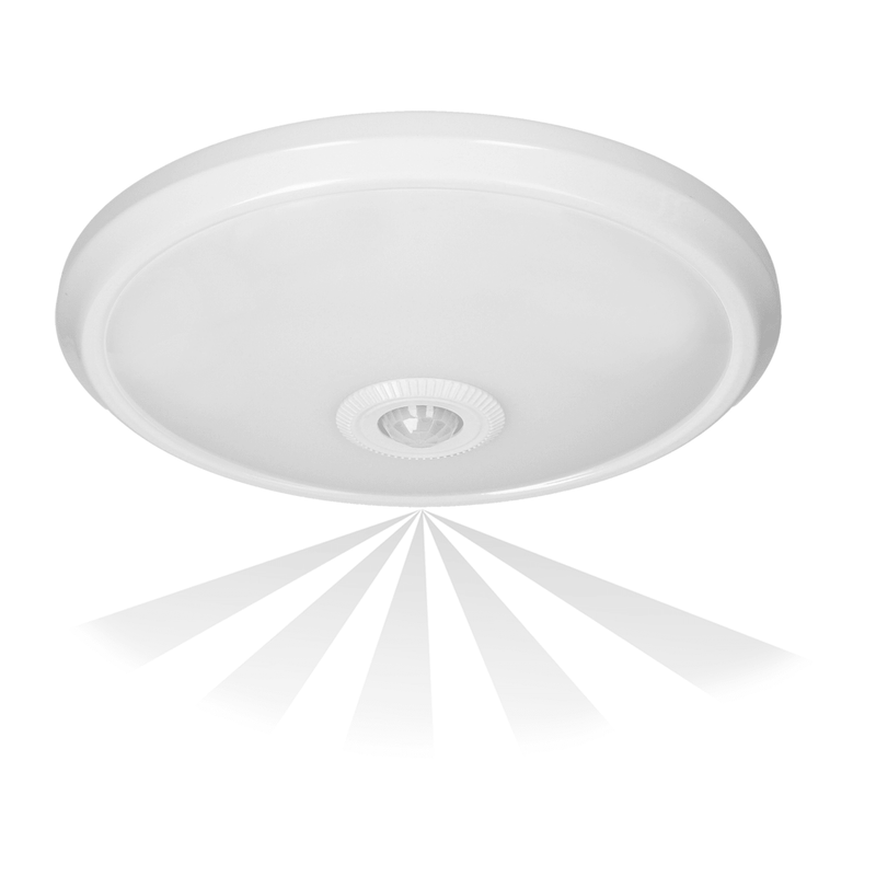 ORNO AD-PL-349WLPMR4 LED Ceiling Light with PIR Sensor 12W 800lm 4000K IP20