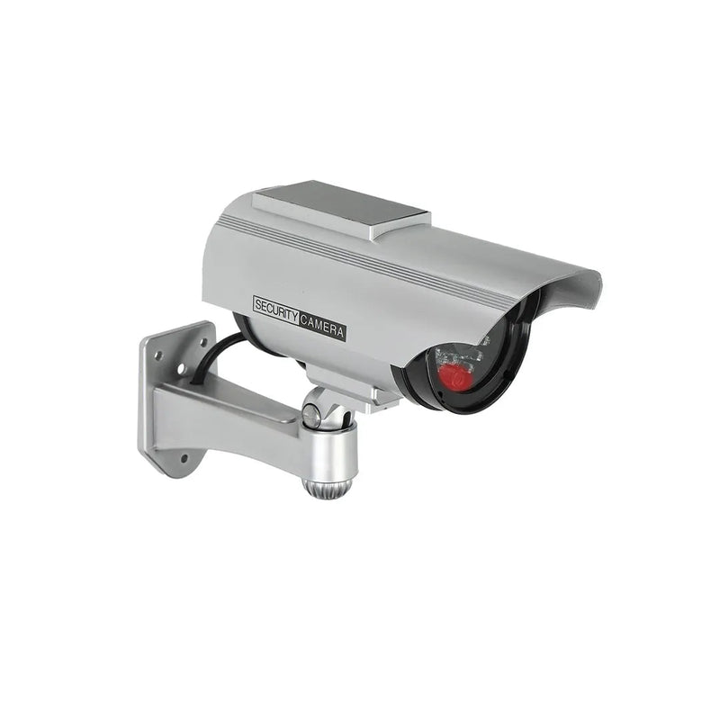 ORNO CD-2/G Dummy security CCTV camera battery-powered silver with solar panel