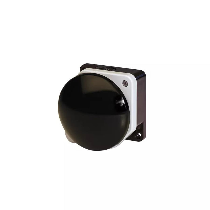 PG8M9W10 Giovenzana Control station with mushroom ø90 ip66, black - Gabby Electric