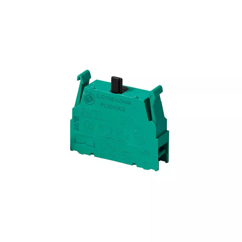 PL004002 Giovenzana Contact block 1no 16a screw - Gabby Electric