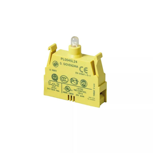 PL0045L24 Giovenzana Lamp led white 24v ac/dc screw lasered - Gabby Electric