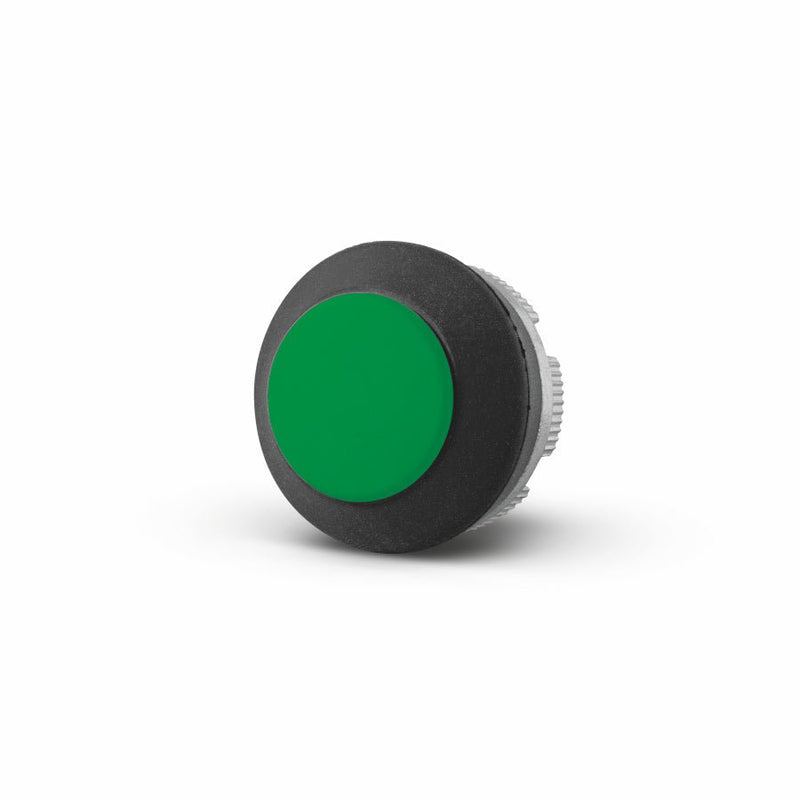 PLN012 Giovenzana Push button green neutral - Gabby Electric