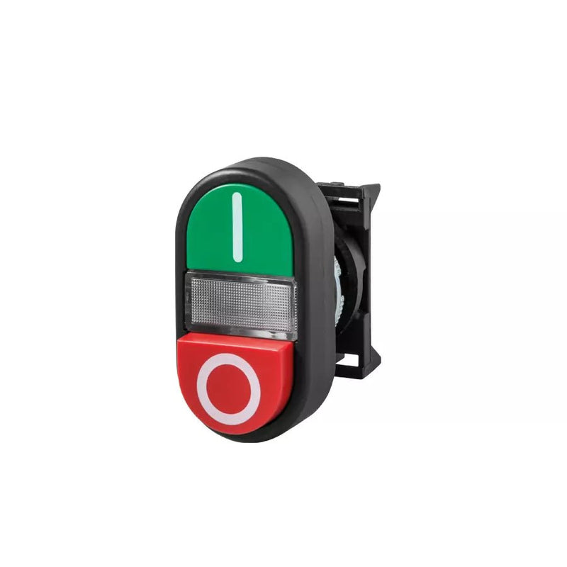 PPDL Giovenzana Dual push button red - green lighted "i - o" - Gabby Electric