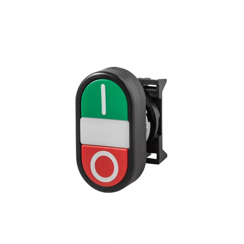 PPDLR Giovenzana Dual push button red - green flush lighted "i - o" - Gabby Electric