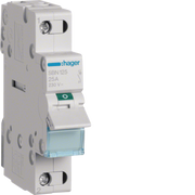 SBN125 Hager SBN1 Modular Load Break Switch 1P 25A - Gabby Electric