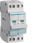 SBN332 Hager SBN3 Modular Load Break Switch 3P 32A - Gabby Electric