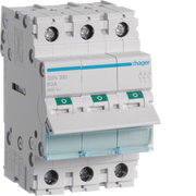 SBN390 Hager SBN3 Modular Load Break Switch 3P 100A - Gabby Electric