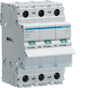SBN399 Hager SBN3 Modular Load Break Switch 3P 125A - Gabby Electric