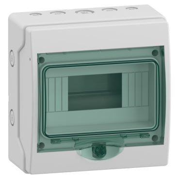 Schneider 13443 Mini Enclosure for Modular Device, Mureva Enclosure, 1x8 Modules