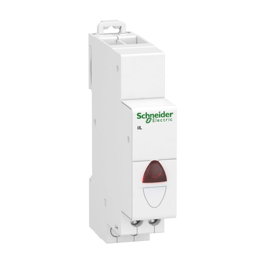 Schneider A9E18320 Acti9 iIL red modular indicator light on DIN rail