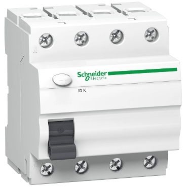 Schneider A9Z01440 Acti9 ID K RCCB 4P 40A 30mA Type A DIN Rail