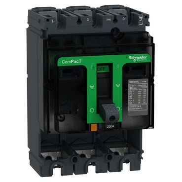 Schneider C10B3 Circuit Breaker Basic Frame, ComPacT NSX100B, 3P 100A 415VAC 25k