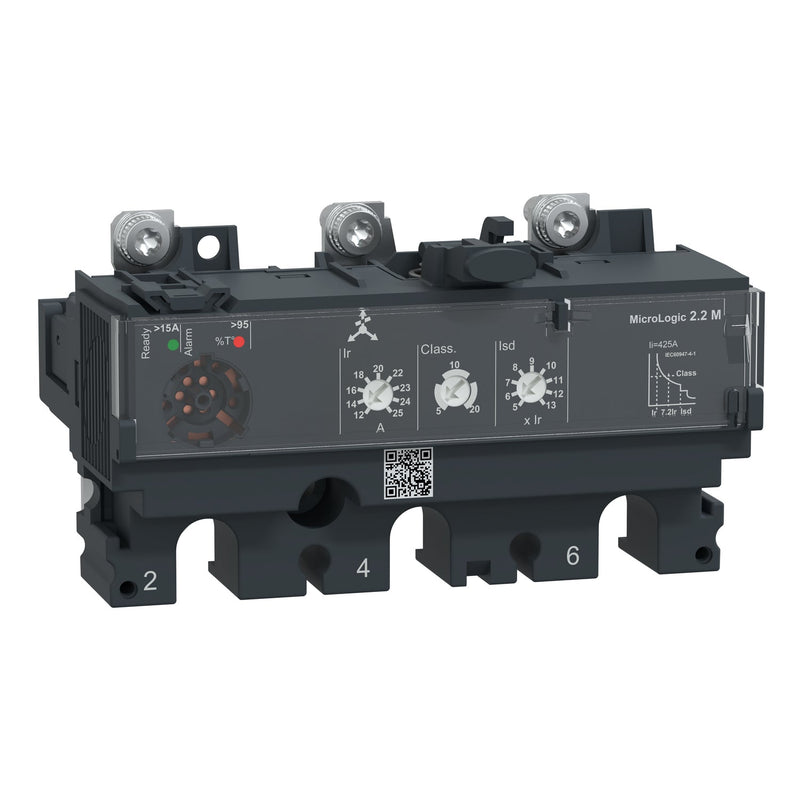 Schneider Electric C1032M025 Trip unit MicroLogic 2.2 M for ComPacT NSX 100/160/250 Circuit Breakers