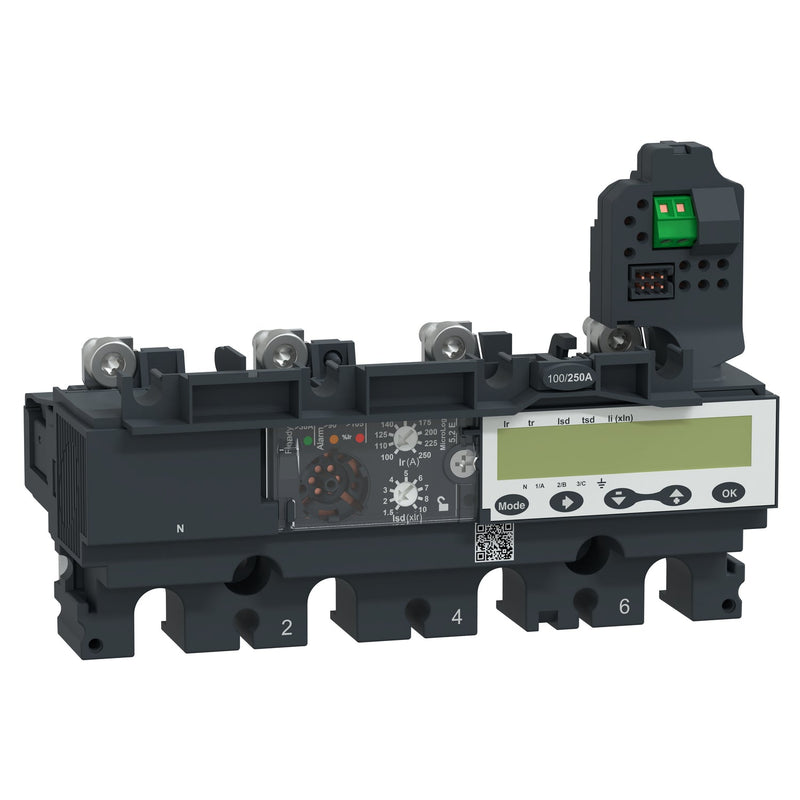 Schneider Electric C2545E250 MicroLogic 5.2 E Trip unit for NSX 250 rating 250A 4P