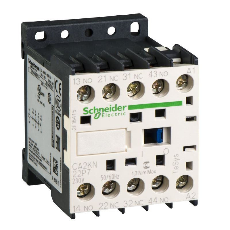 Schneider Electric CA2KN22P7 TeSys K Control relay 2NO+2NC, 230 V AC