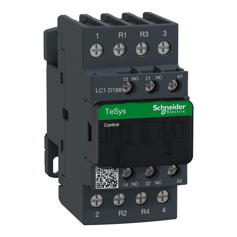 Schneider Electric LC1D188P7 LC1D Contactor4P 32A 230VAC 2NO+2NC