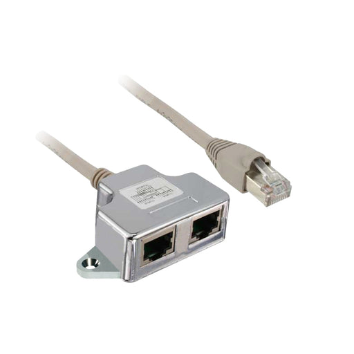 Schneider Electric VW3A8306TF03 Modbus T tap Off Zelio Logic 1 x RJ45 male and 2 x RJ45 female, cable 0.3m
