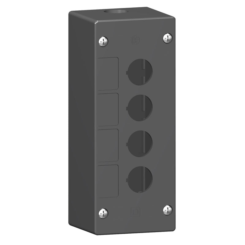 Schneider Electric XALG04 Harmony XALG Empty Control Station 4 Cut-Outs IP69K Black
