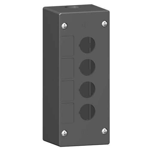 Schneider Electric XALG04 Harmony XALG Empty Control Station 4 Cut-Outs IP69K Black