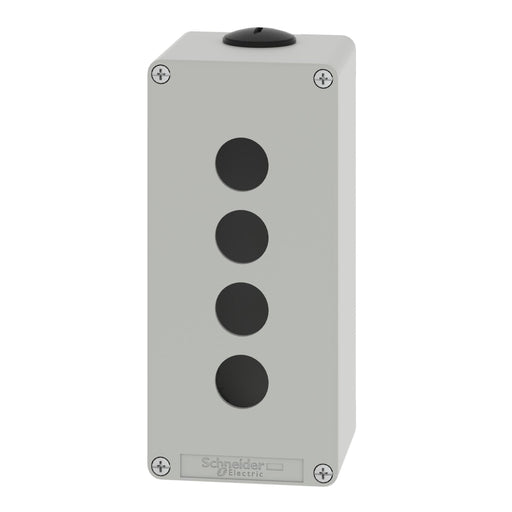Schneider Electric XAPD3504 Harmony XAP, XB2 SL, Empty Control Station, zinc alloy, grey