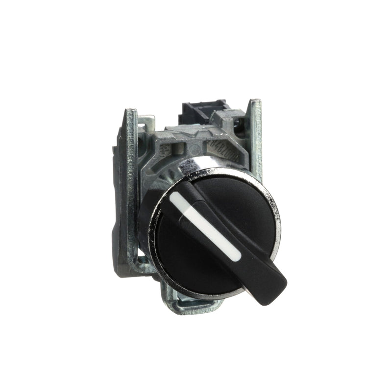 Schneider Electric XB4BD21 XB4 Selector switch, Ø22 black 2 positions, 1NO IP65