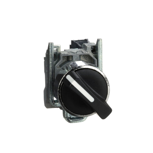 Schneider Electric XB4BD21 XB4 Selector switch, Ø22 black 2 positions, 1NO IP65