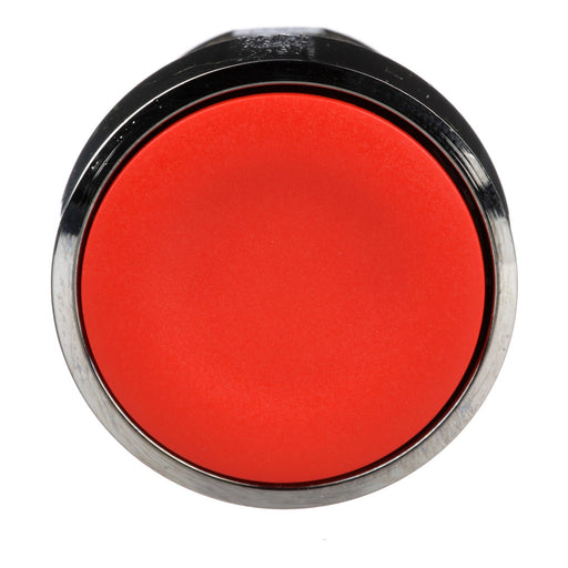 Schneider Electric ZB4BA4 Push button head Harmony XB4 metal flush red 22mm spring return unmarked