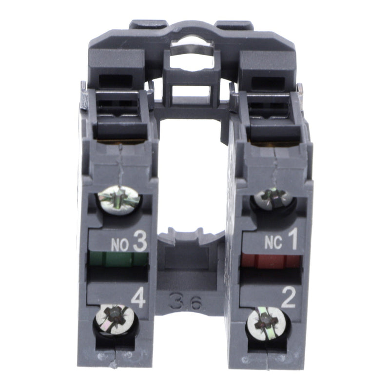 Schneider Electric ZB5AZ105 ZB5 Single contact Block with body fixing collar 1NO+1NC