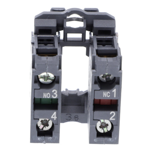 Schneider Electric ZB5AZ105 ZB5 Single contact Block with body fixing collar 1NO+1NC