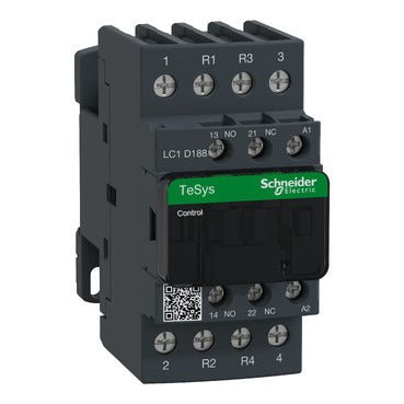 Schneider LC1D188E7 TeSys Deca Contactor 4P 2NO+2NC 32A AC-1 48V AC